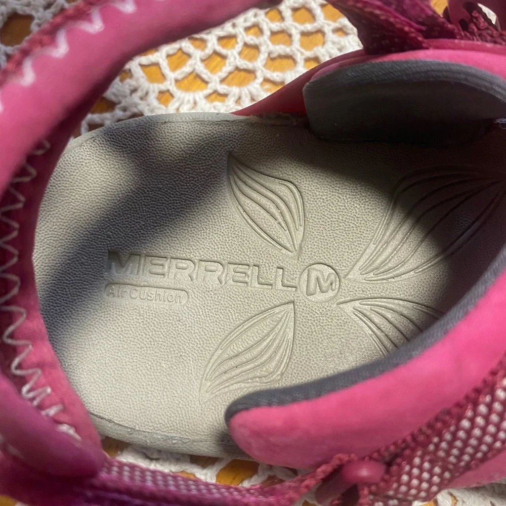Merrell Azura Wrap Hiking Sandals Womens 7 Raspberry Pink Excellent